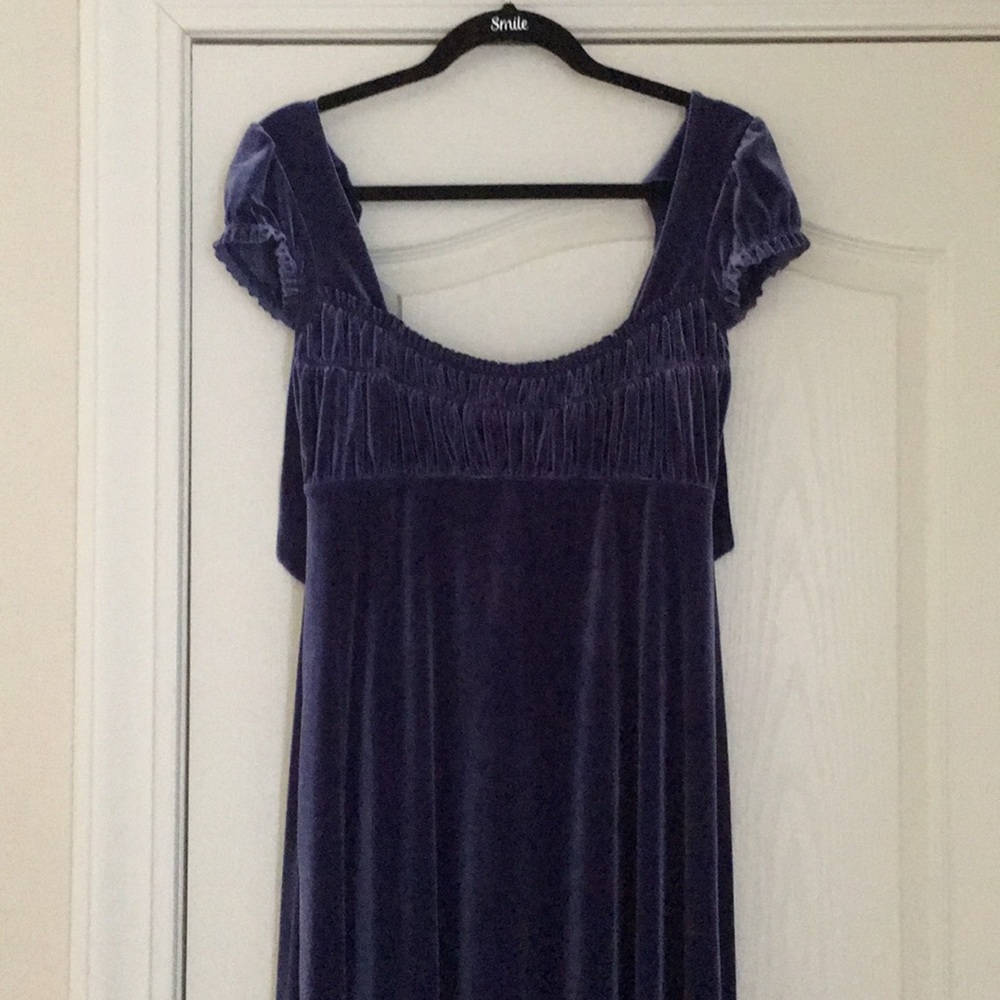Crushed velvet Free People dress